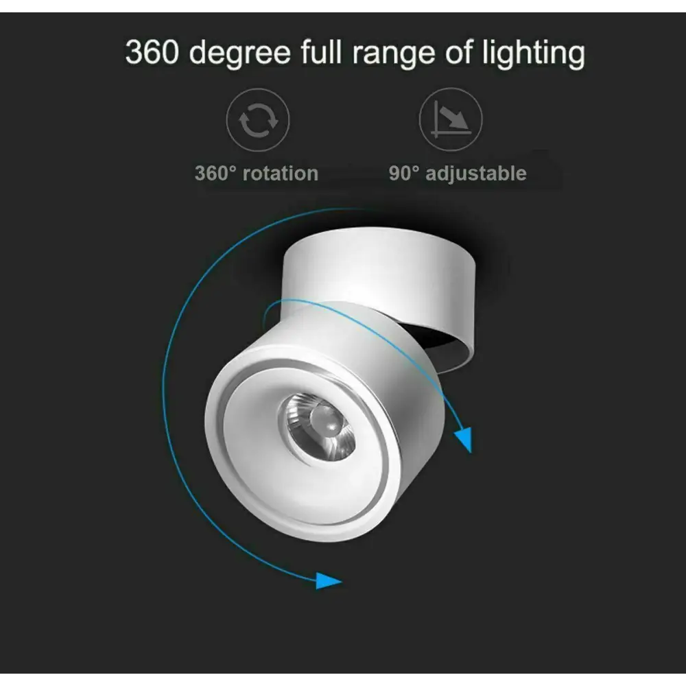 Decorative ceiling light  surface mount downlight 90" Wall Washer 15W COB LED UKEW