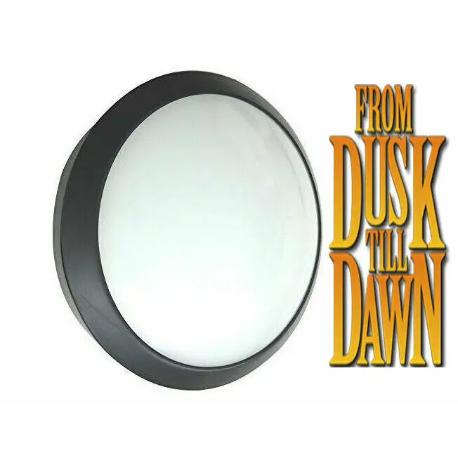 16W LED photocell bulkhead floodlight in black remove ring finish - Garden & Patio:Garden Lighting:Security &