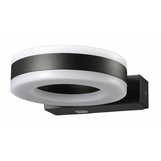 Dusk Till down 20W Led Up Down Circular Wall Light Outdoor Black White