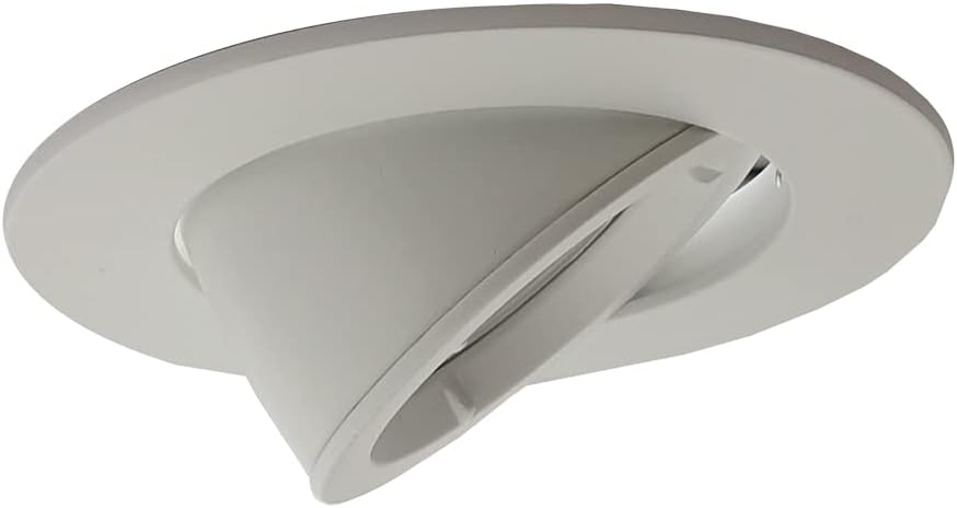 105mm White  Downlights satin GU10 Tilt Directional Recessed Ceiling Spotlight