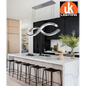 40W LED Chrome Suspended Crystal Chandelier for Adjustable Ambient Lighting - Home Furniture & DIY:Lighting:Ceiling