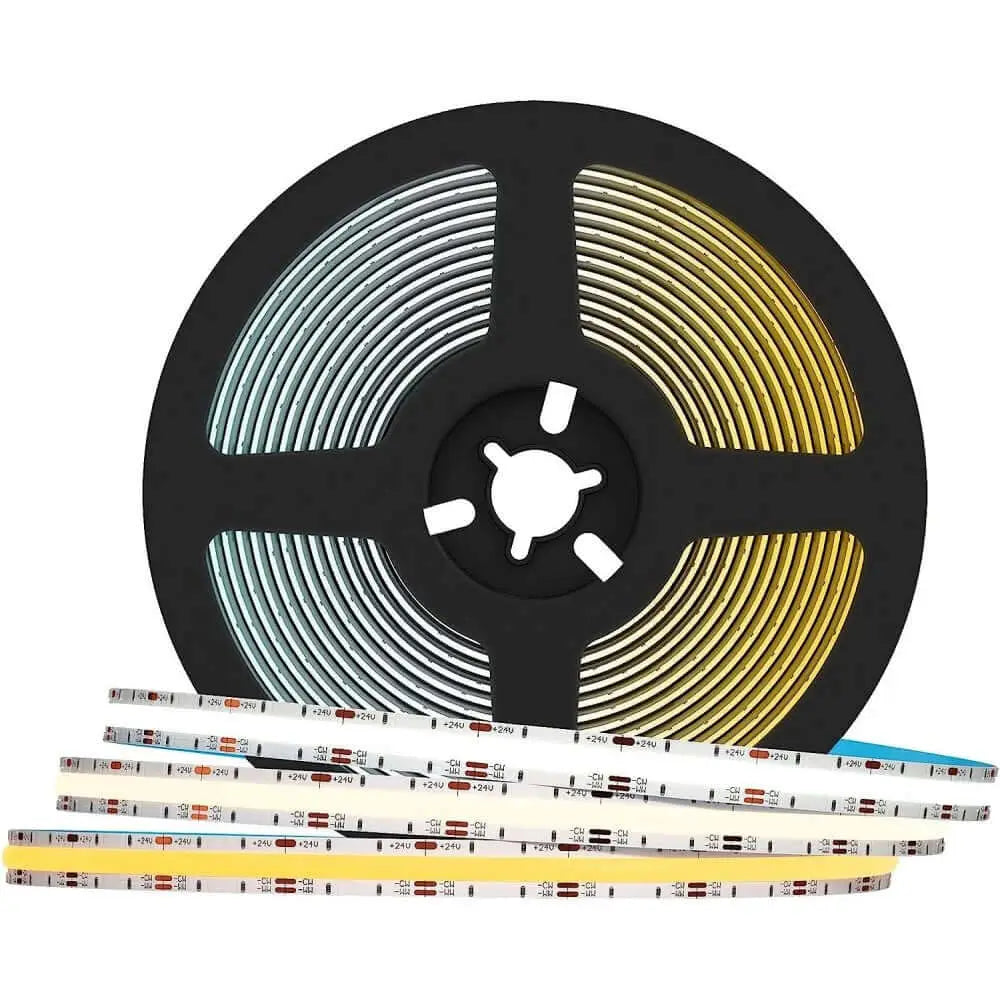 5 Meter LED Strip Light with COB LED for Home and Garden Lighting - LED Strip