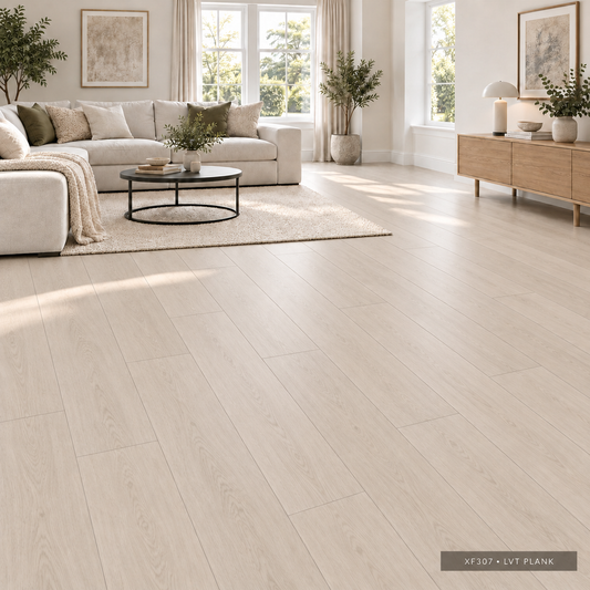 LVT Flooring Glue Down Porcelain Oak