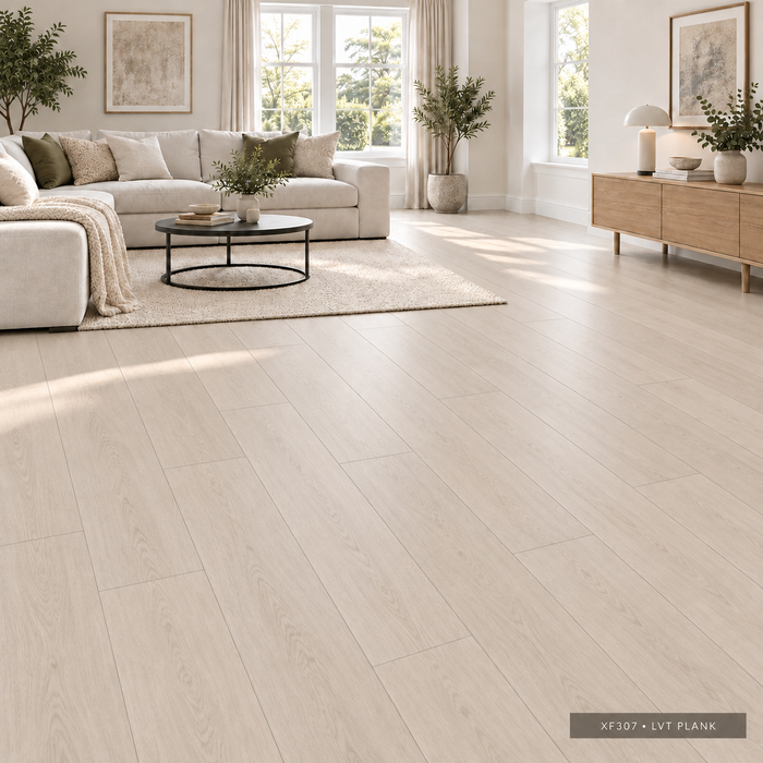 LVT Flooring Glue Down Porcelain Oak
