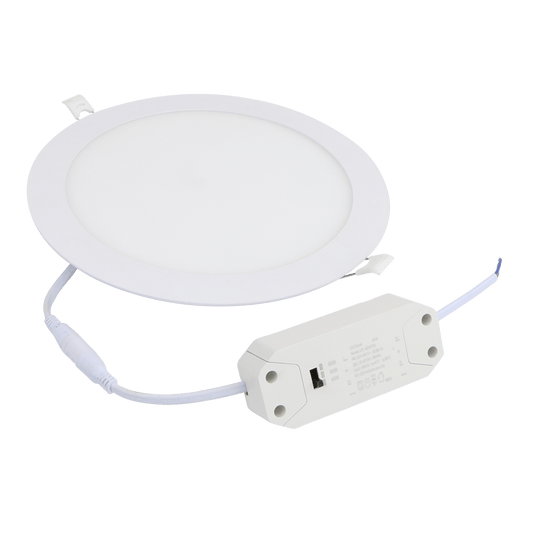 LED Orbit 12W CCT Selectable Slimline Flat Panel Downlight