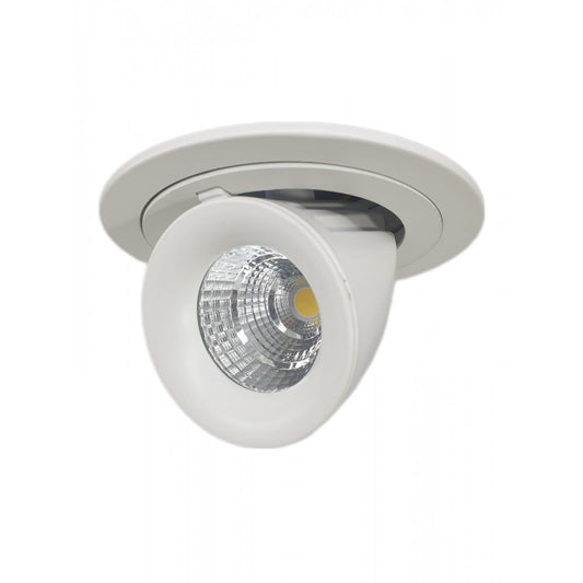 Dimmable LED Scoop Downlight for Commercial Spaces with Adjustable Tilt 20W Ceiling Scoop Wall Washer Tilt Downlight