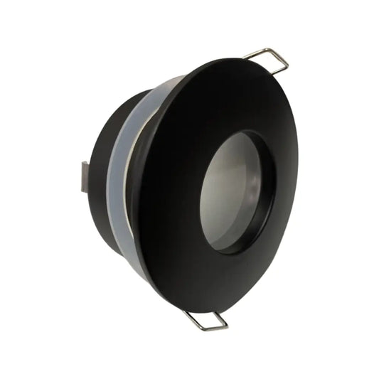 Waterproof Bathroom Shower Downlights IP65 GU10 Matt Black Lights UKEW