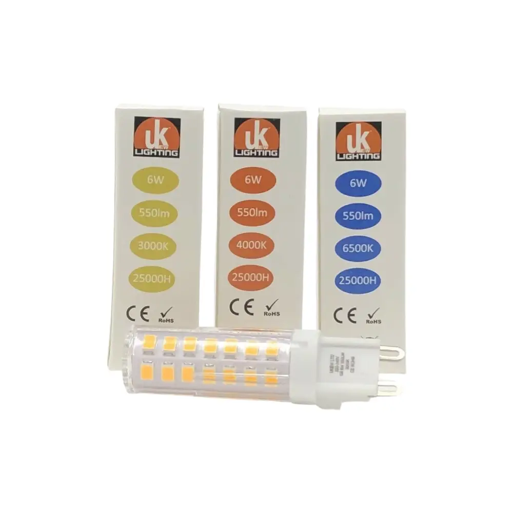 5XG9 LED super bright 6W Capsule Light Bulb True Replacement For G9 Halogen UKEW®