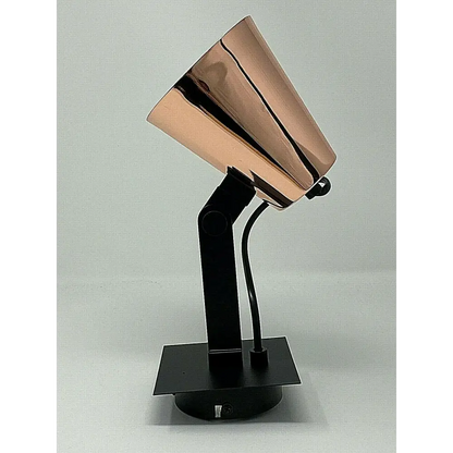 Bedside wall light Adjustable with Rocker Switch, Copper & Black UKEW