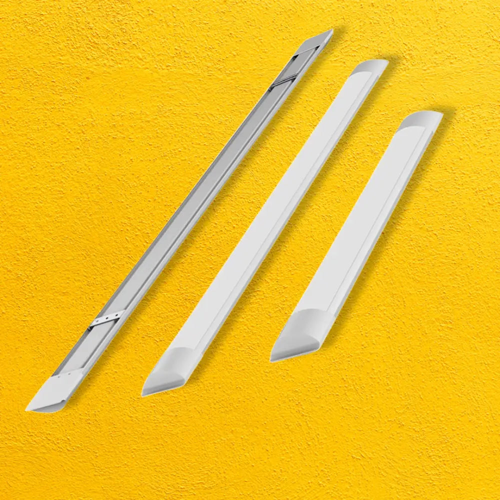Slimline Integrated LED Batten ceiling light Fitting Low Profile 2,3,4 Ft UKEW®