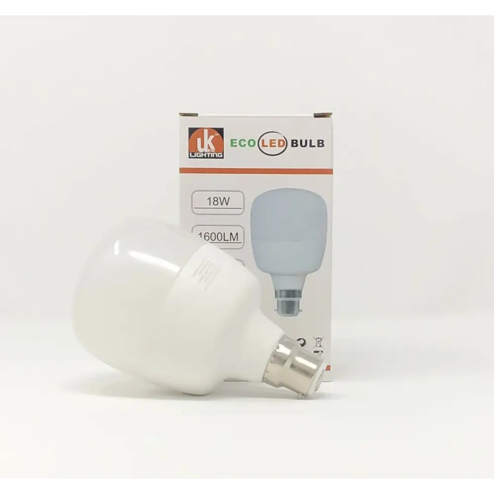 2 X Large ECO LED Light T-Bulb Lamp 18W BC Bayonet B22 1600 Lumens  6500k AIGOSTAR