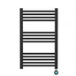 Electric Towel  Radiator Liquid Filled Straight Chrome With Thermostat 250W - Light fixtures UK
