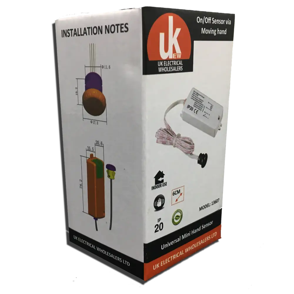Electronic IR MOTION SENSOR SWITCH TOUCHLESS ON/OFF Kitchen Cabinet Light Doors UKEW