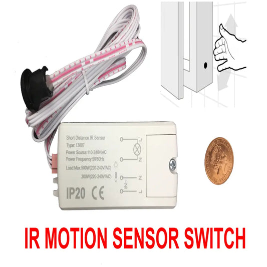 Electronic IR MOTION SENSOR SWITCH TOUCHLESS ON/OFF Kitchen Cabinet Light Doors UKEW