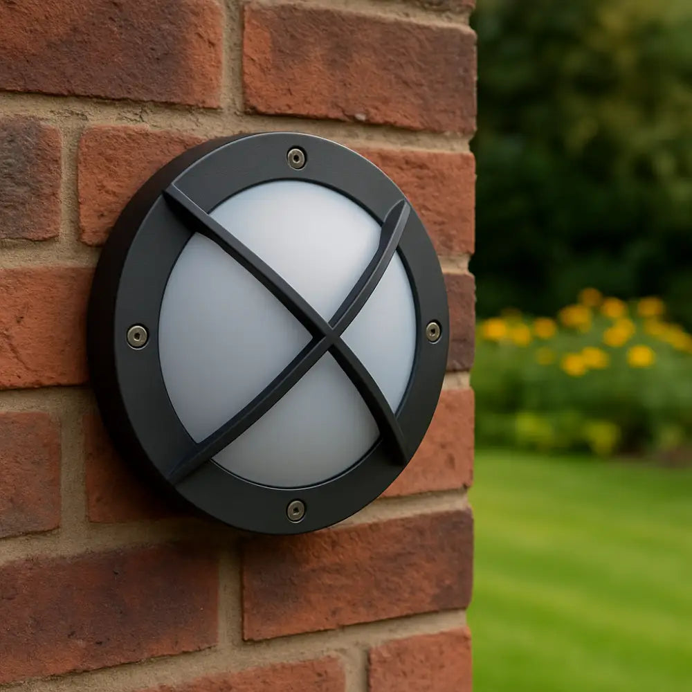 Elegant Bulkhead Wall Lights for Garden and Patio Illumination - Garden & Patio:Garden Lighting:Wall & Ceiling Lights