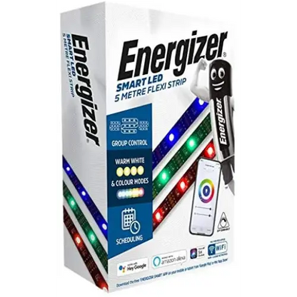 Energizer Smart 5M Flexi Strip Light - UK 3 PIN Plug Light fixtures UK