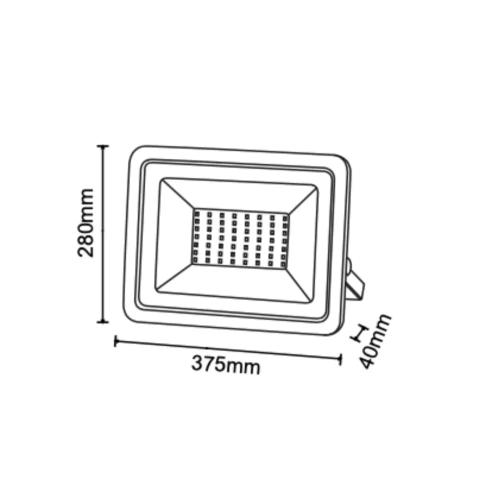 200W Security Flood Lights IP66 Outdoor Garden LED Floodlight Outside Light UKEW