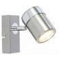 Single LED Ceiling or Wall Spotlight Spot Lights Fittings  (Chrome or Satin) UKEW