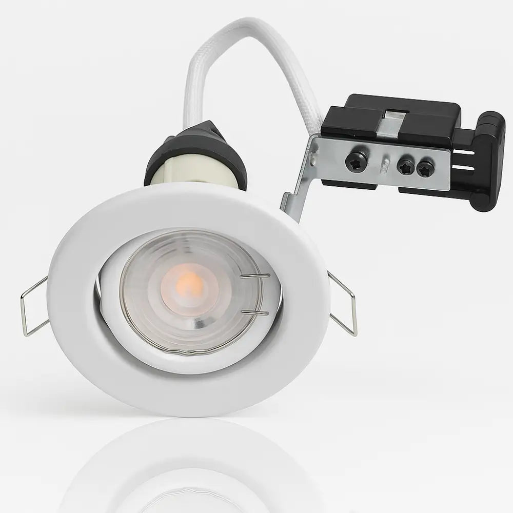 Fixed White GU10 Downlight for Home and Garden Lighting - DownLight
