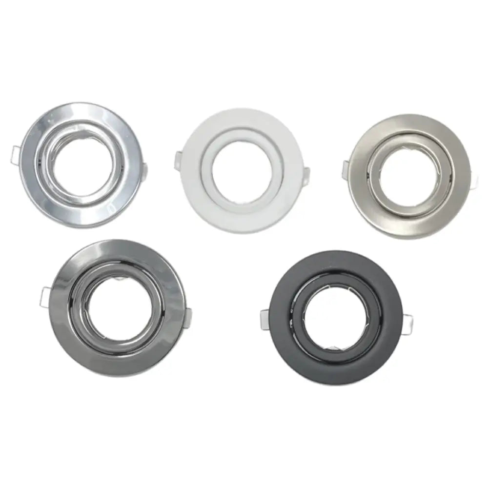 Downlight Spotlights Large Recessed Tilt Ceiling Gu10 Mains 240v spring clip UKEW