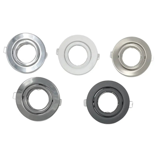 Downlight Spotlights Large Recessed Tilt Ceiling Gu10 Mains 240v spring clip UKEW