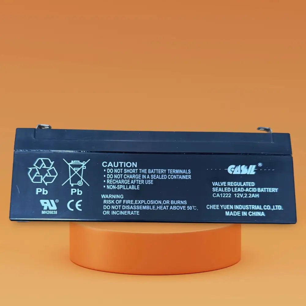 12 V 2.2 Ah sealed lead acid alarm battery by Casil for security alarm panels