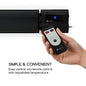 Best Radiant heater bar 1800W IP44 Infrared wall/ceiling Black Remote Control ukewInstaheat
