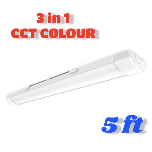 5 FT LED Strip Batten Lights Tube Lights Garage Workshop Office LED super bright UKEW