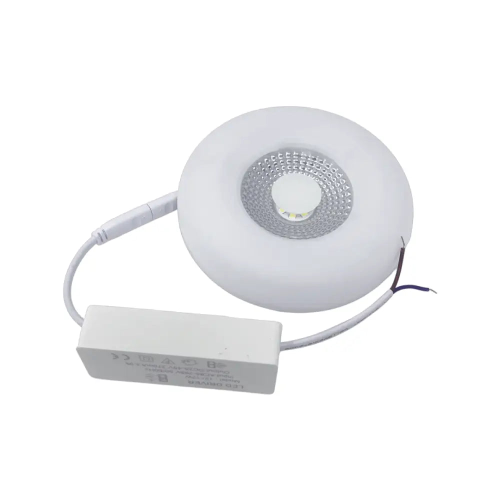 SLIM LED RECESSED  BLUE EDGE LIT PANEL LIGHT ROUND  DOWNLIGHT UKEW