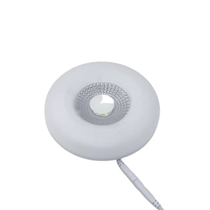 SLIM LED RECESSED  BLUE EDGE LIT PANEL LIGHT ROUND  DOWNLIGHT UKEW