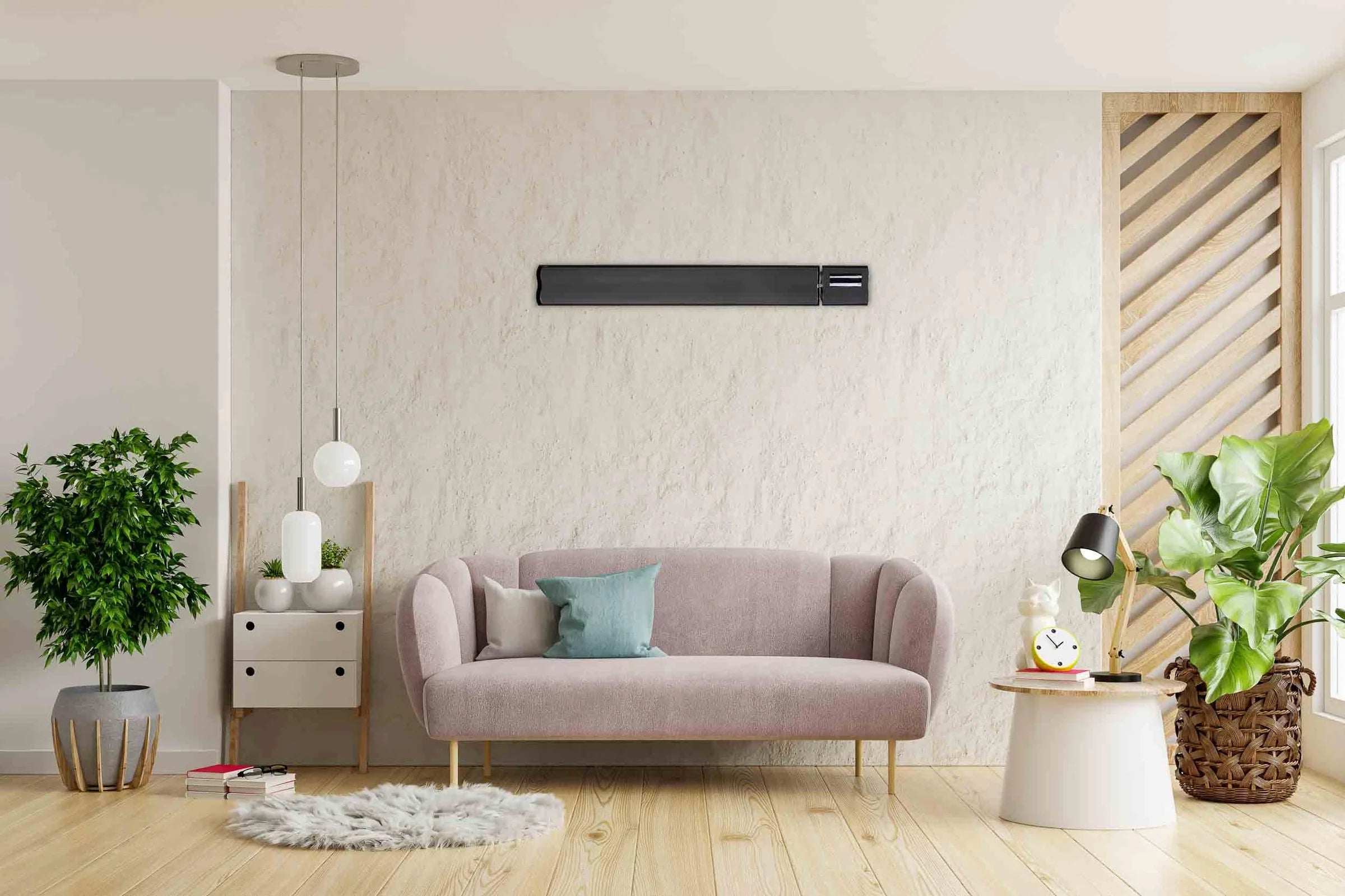 4ft Infrared Bar Heater  Built in Thermostat  1800W  Remote control and Wifi