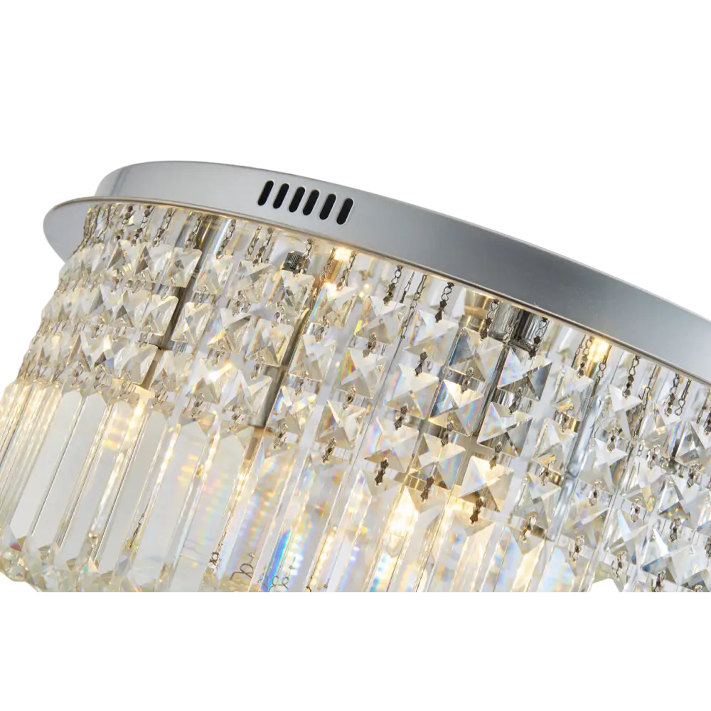 Luxury Crystal K9 Glass Pendant Crystal Droplets Chandelier Ceiling Light - Light fixtures UK