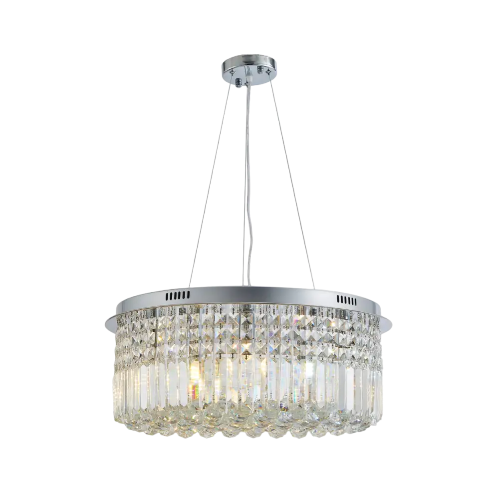 Luxury Crystal K9 Glass Pendant Crystal Droplets Chandelier Ceiling Light - Light fixtures UK