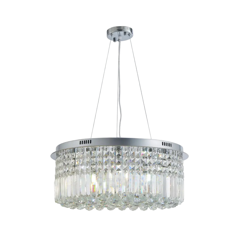 Luxury Crystal K9 Glass Pendant Crystal Droplets Chandelier Ceiling Light - Light fixtures UK