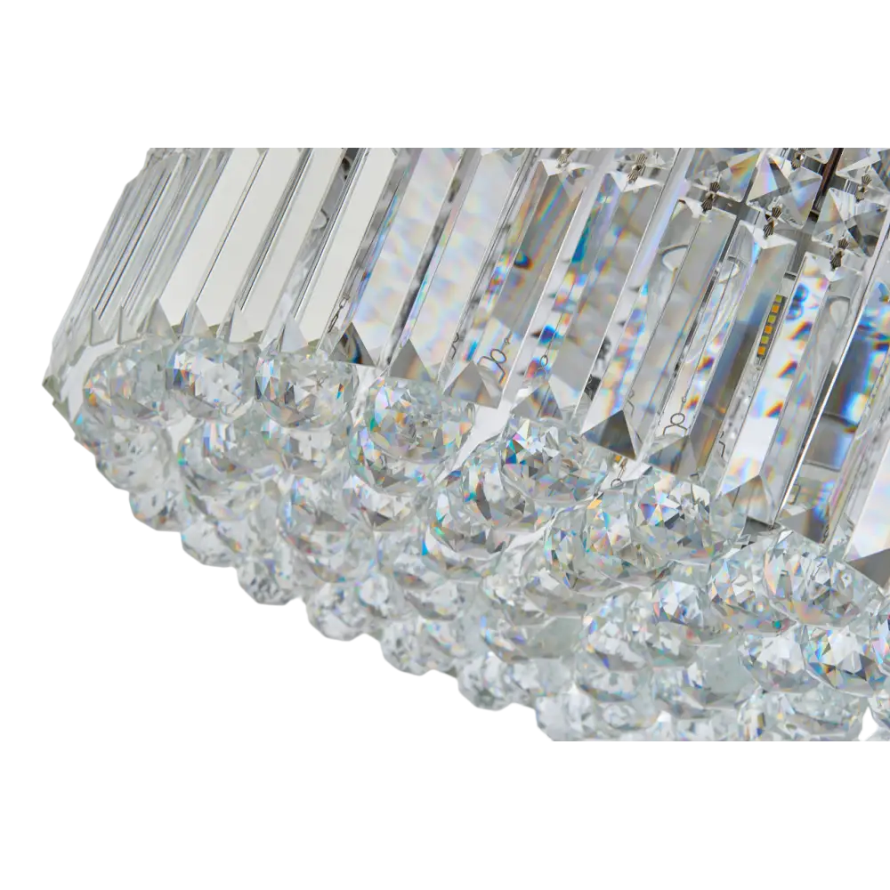Luxury Crystal K9 Glass Pendant Crystal Droplets Chandelier Ceiling Light - Light fixtures UK