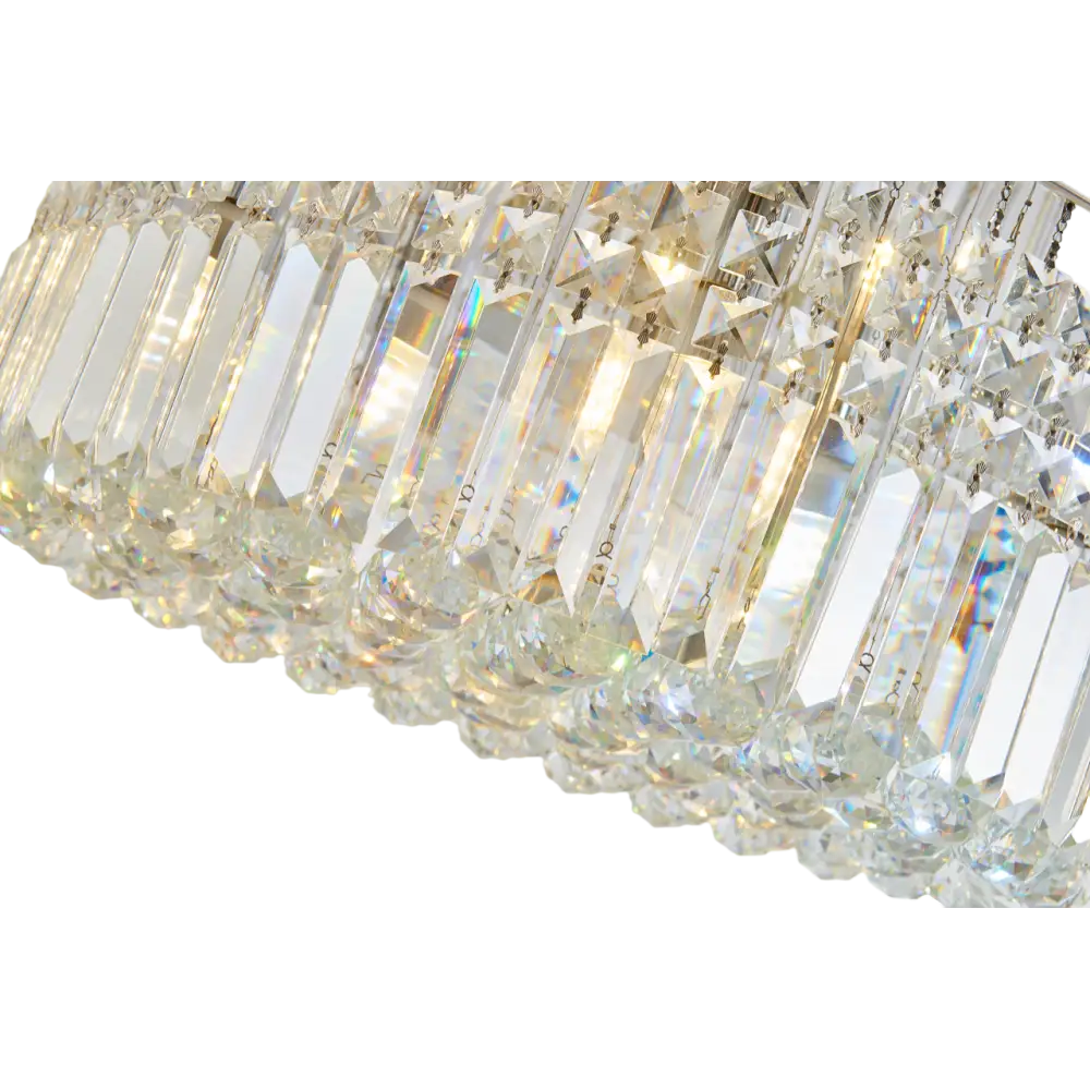 Luxury Crystal K9 Glass Pendant Crystal Droplets Chandelier Ceiling Light - Light fixtures UK