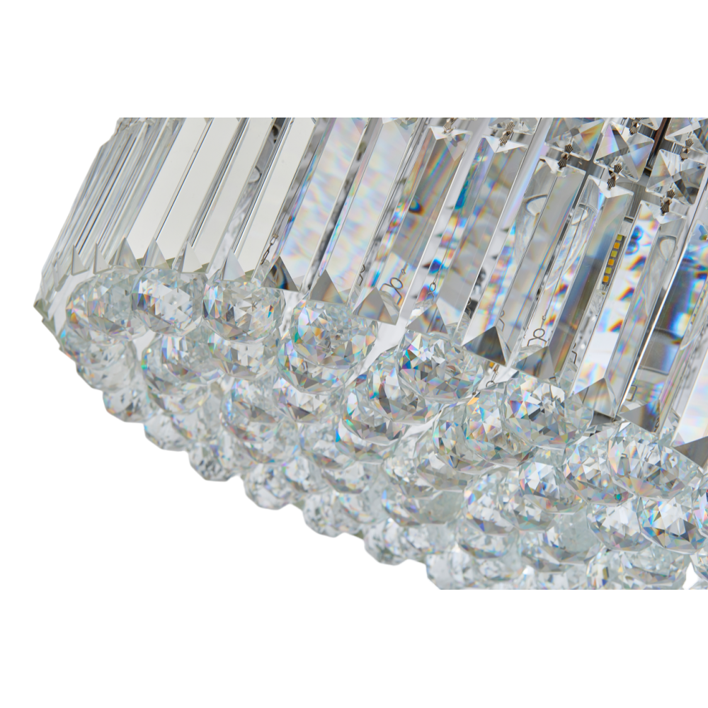 Luxury Crystal K9 Glass Pendant Crystal Droplets Chandelier Ceiling Light - Light fixtures UK