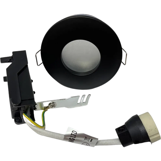 Matt Black  Bathroom Ceiling Light Downlight Spotlight  IP65 UKEW