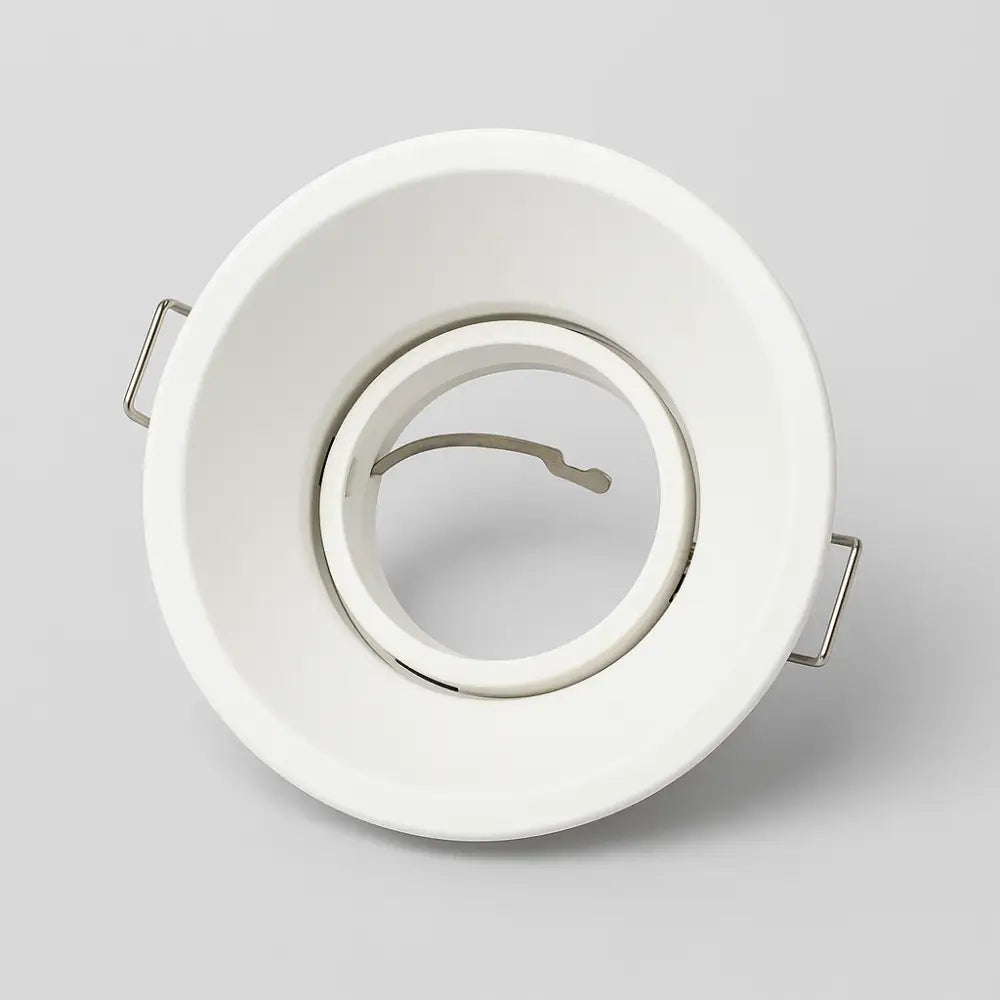 Matt White GU10 Angled Downlight Ceiling Fixture for Angled Roofs - Home Furniture & DIY:Lighting:Ceiling Lights &