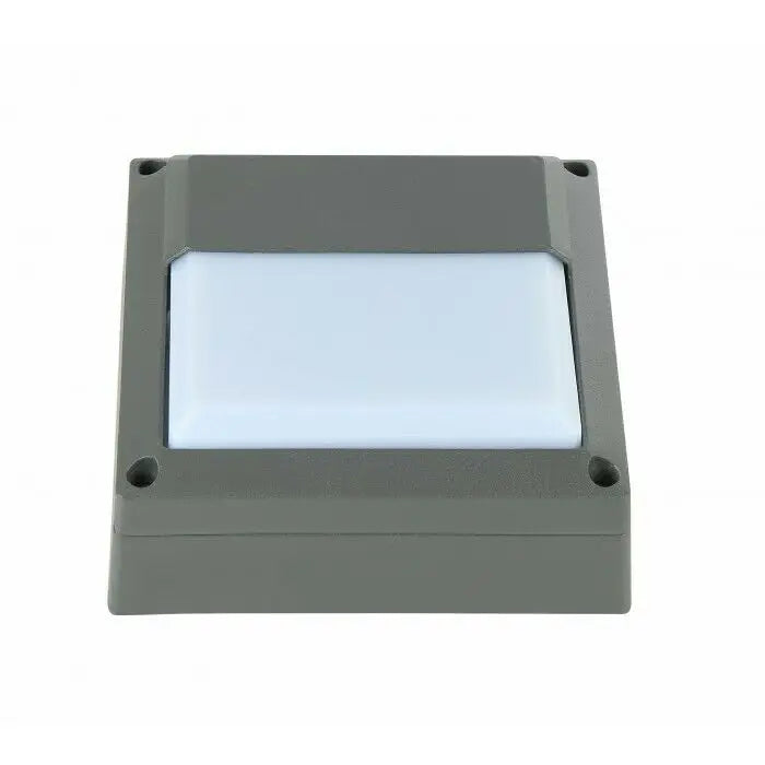 Garden Mini Bulkhead Grey Square Eyelid Design IP65 Waterproof UKEW