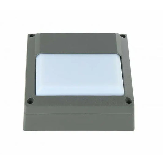 Garden Mini Bulkhead Grey Square Eyelid Design IP65 Waterproof UKEW