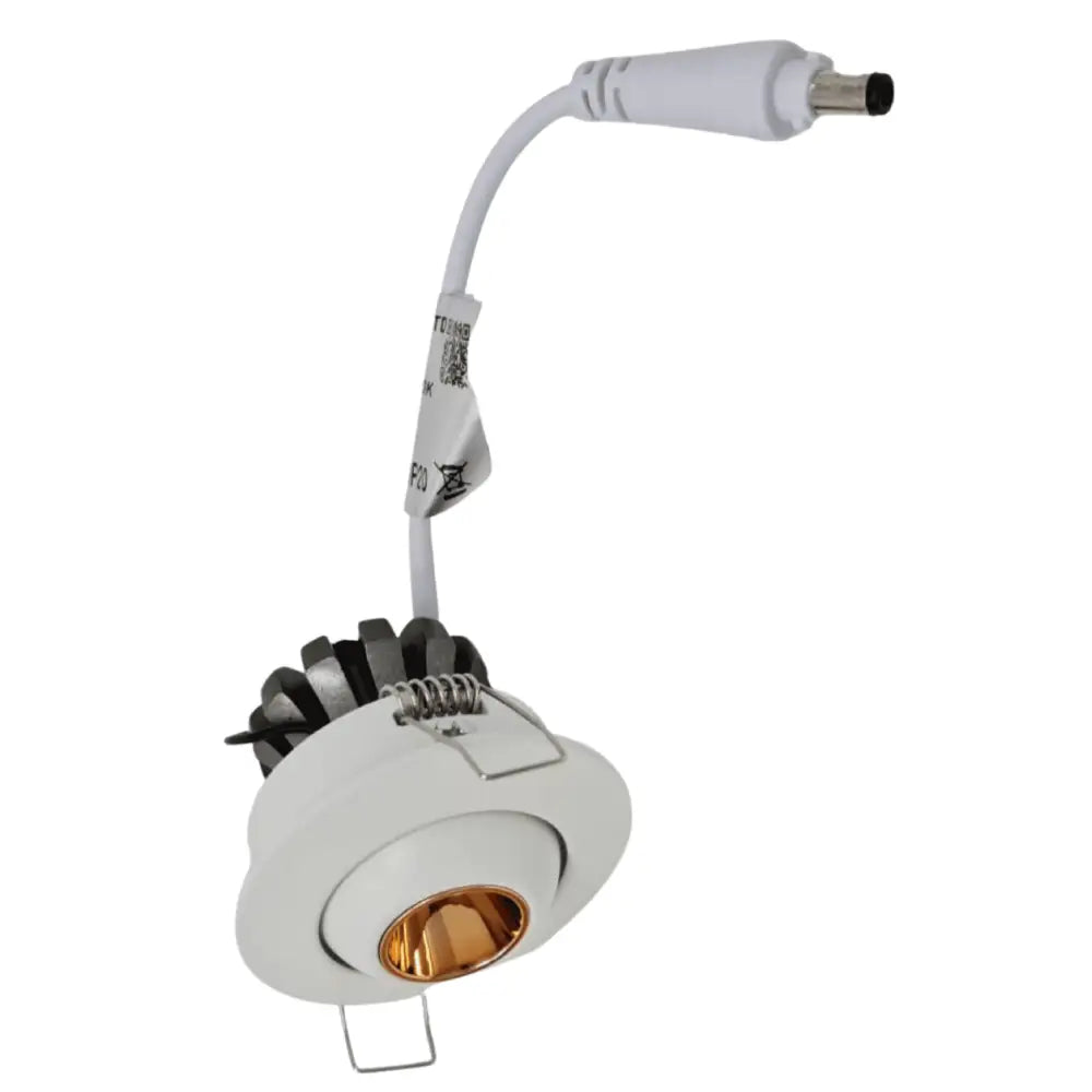 Spotlight 3W Mini LED Eyeball  Stairway Cabinet Ceiling Downlight Tilt Spotlight UKEW