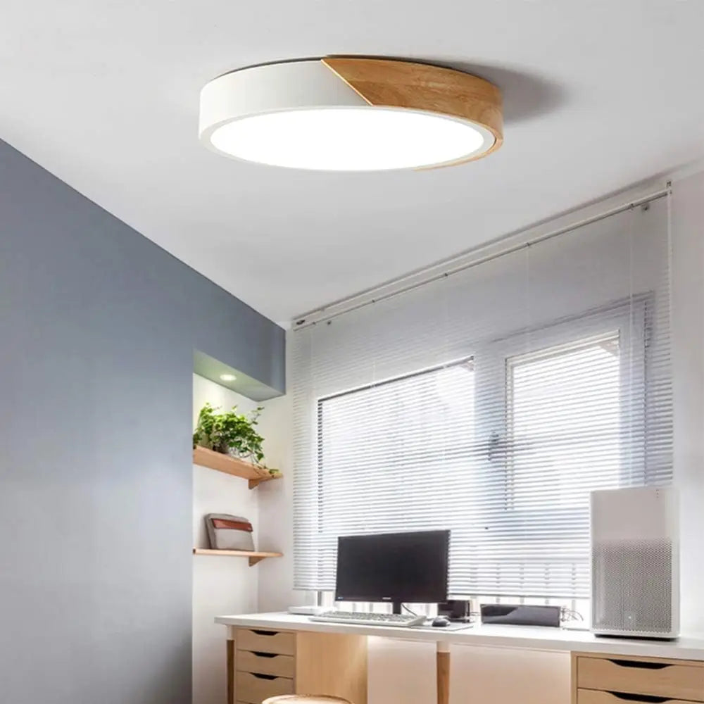 Modern LED Ceiling Light Fixture with Adjustable CCT and Stylish Finish - Home Furniture & DIY:Lighting:Ceiling Lights
