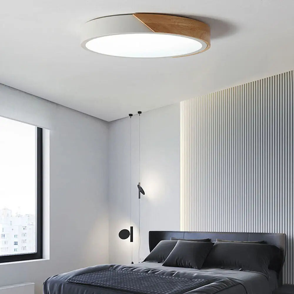 Modern LED Ceiling Light Fixture with Adjustable CCT and Stylish Finish - Home Furniture & DIY:Lighting:Ceiling Lights