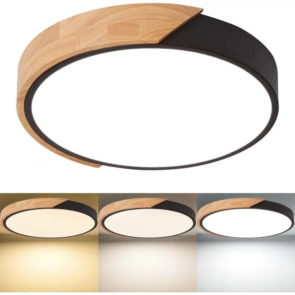 Modern LED Ceiling Light Fixture with Adjustable CCT and Stylish Finish - Home Furniture & DIY:Lighting:Ceiling Lights