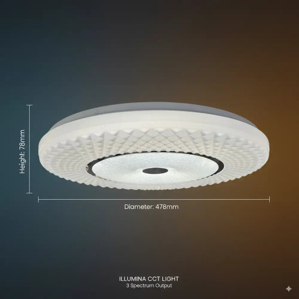 Modern LED Ceiling Light with Crystal Decor and Color Changing Options - Home Furniture & DIY:Lighting:Wall Lights