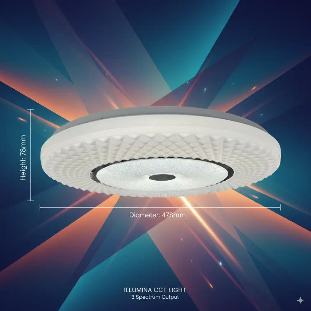Modern LED Ceiling Light with Crystal Decor and Color Changing Options - Home Furniture & DIY:Lighting:Wall Lights