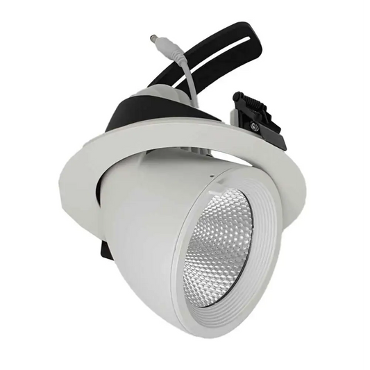 Modern recessed Ceiling Scoop Tilt Downlight 35W LED Commercial 4000K UKEW