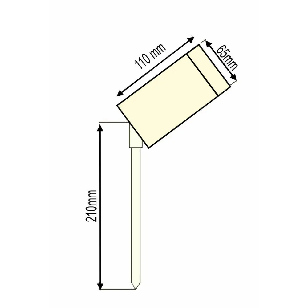 Garden Floor Ground Mount GU10 Directional Spotlight IP65 Outdoor Spike Lamp UKEW