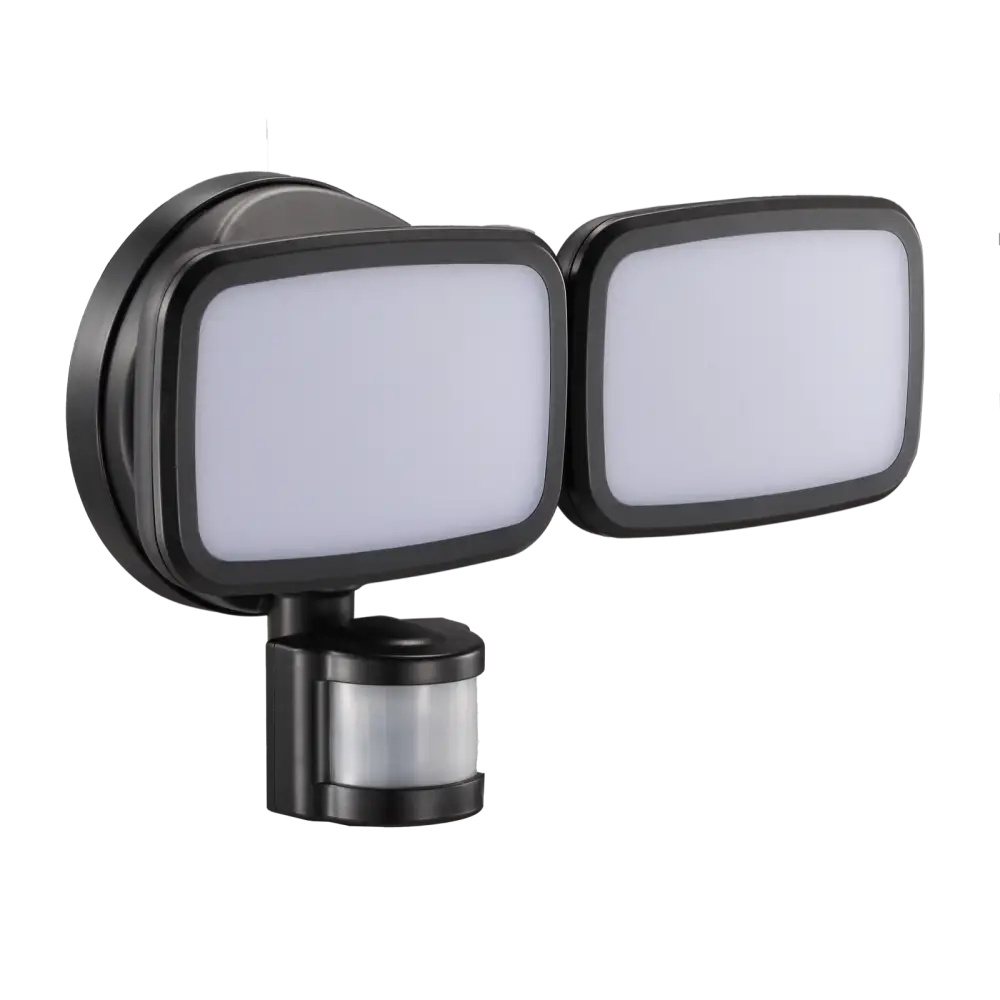 Powerful FloodLight IP65 very bright Security 30W PIR sensor twin garden outdoor UKEW